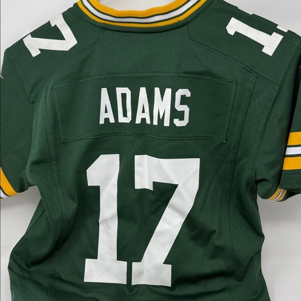 Nike Kid’s NFL Jersey-Devante Adams #17 Boys Size M Green Bay Packers